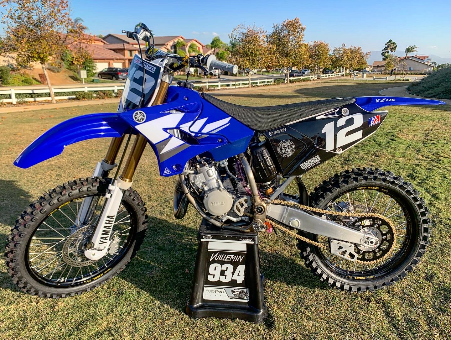 La Yamaha YZ 125 2003 de DV | LeBigUSA - Actualité du Motocross ...