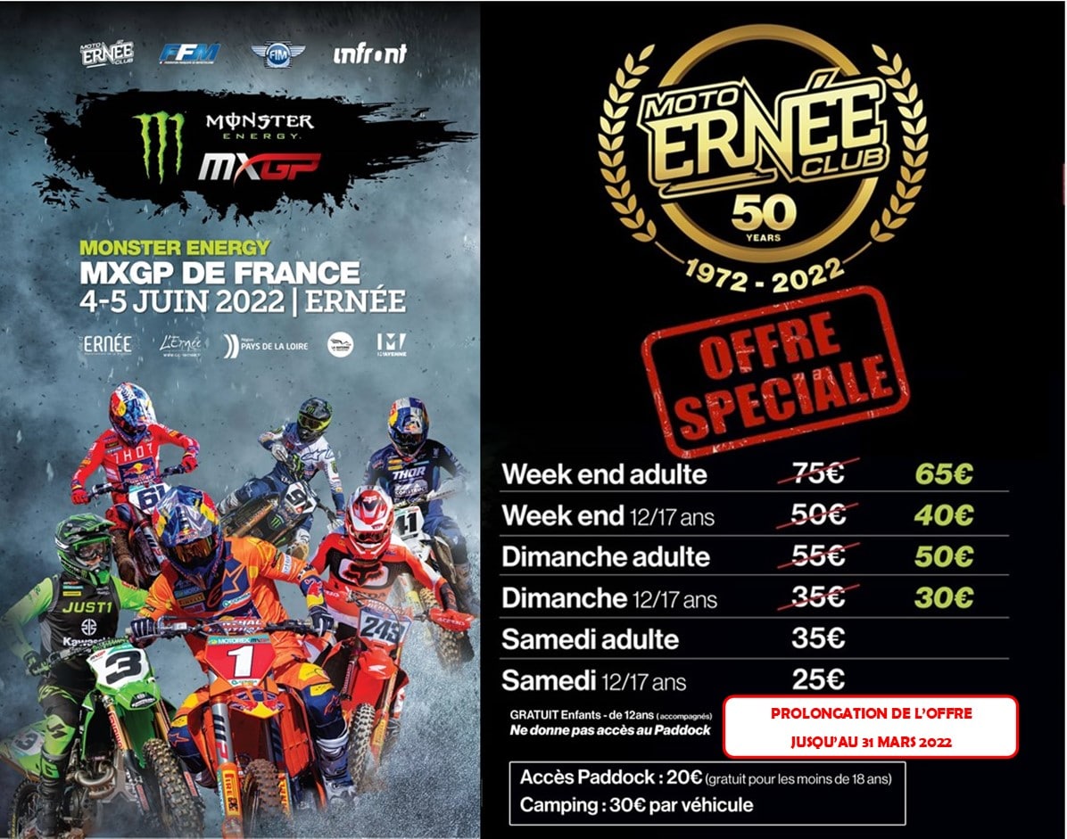 11 semanas de MXGP Francia (4-5 de junio)