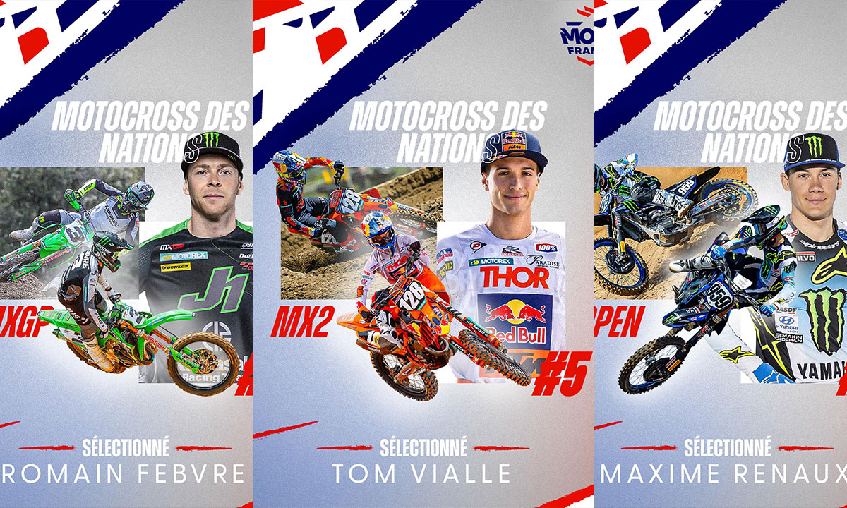 L’équipe de France du MXDN 2023 LeBigUSA Actualité du Motocross