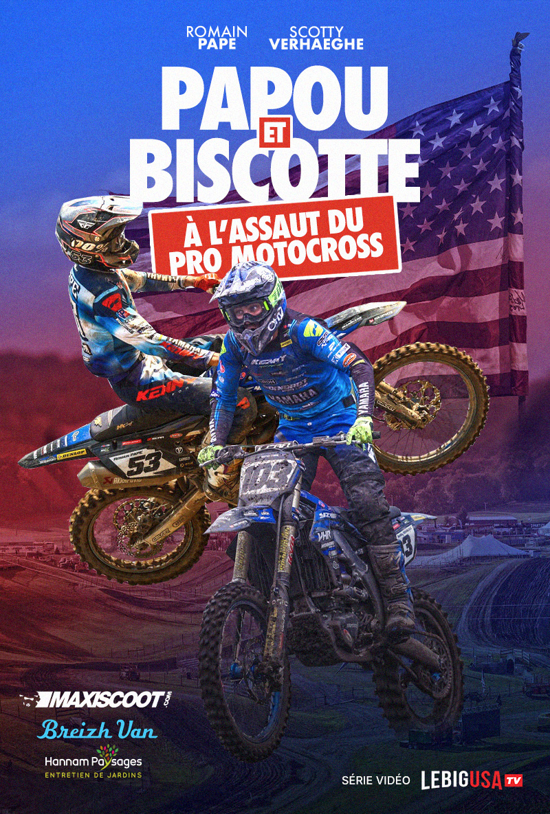 « Papou & Biscotte » à l’assaut du Pro Motocross